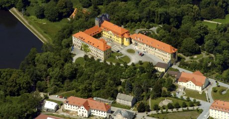 Luftaufnahme Schloss Ballenstedt