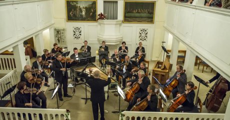 Orchester in der Schlosskirche