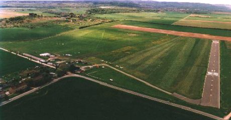 Der Flugplatz in Ballenstedt Luftaufnahme