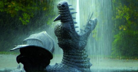 Speiende Ungeheuer Lindwurm