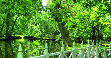 Die wunderschöne Parkbrücke