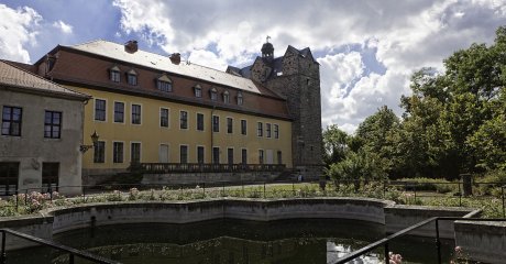 Der Teich im Schloss Ballenstedt