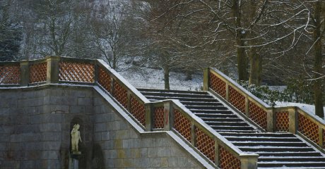 Der Schlosspark im Winter