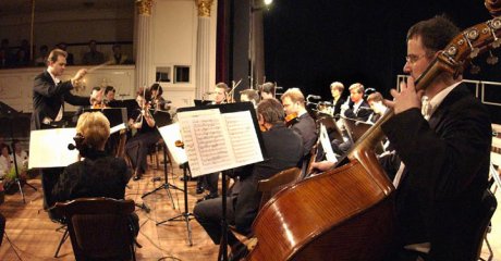 Orchester im Schlosstheater Ballenstedt