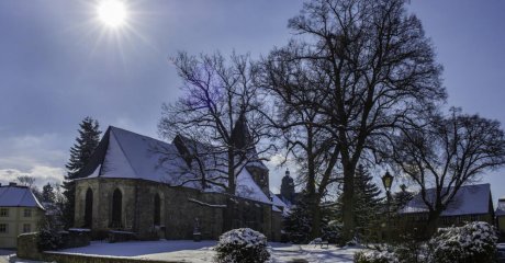 Kirche St. Nicolai im Winter